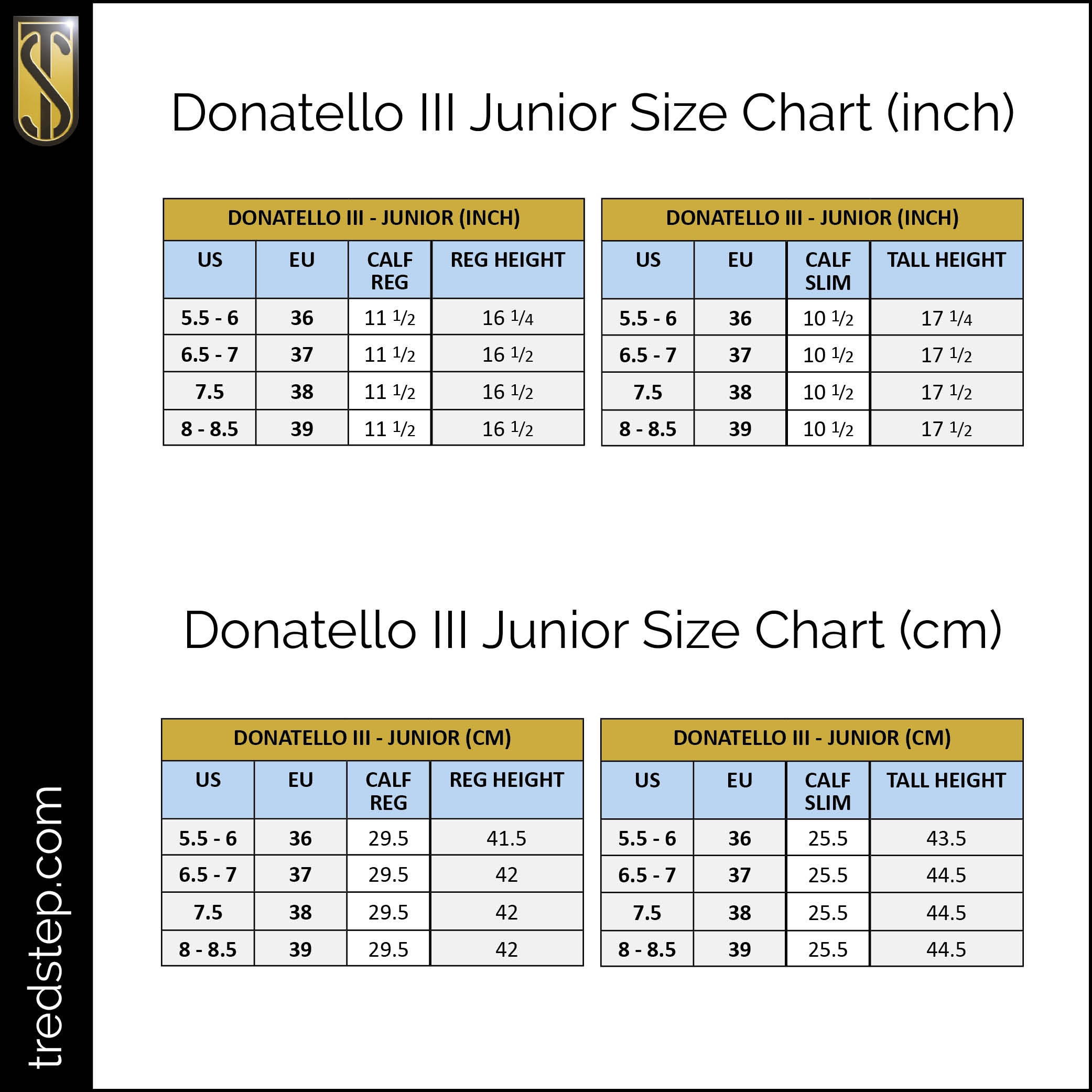 Donatello III Junior Tall Boot Black 