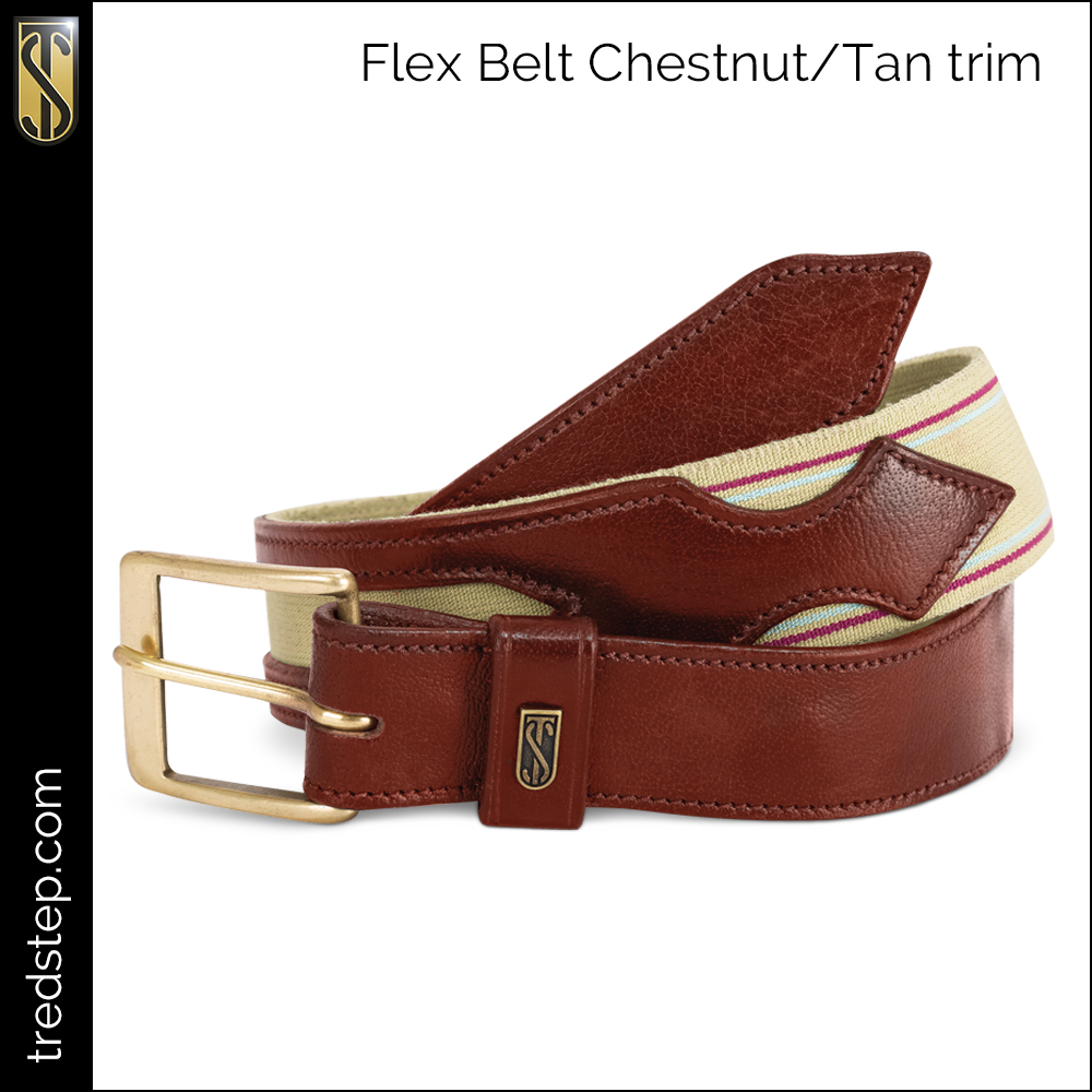 Flex Belt Chestnut / Tan (Outlet) size28 - Tredstep Ireland - Europe